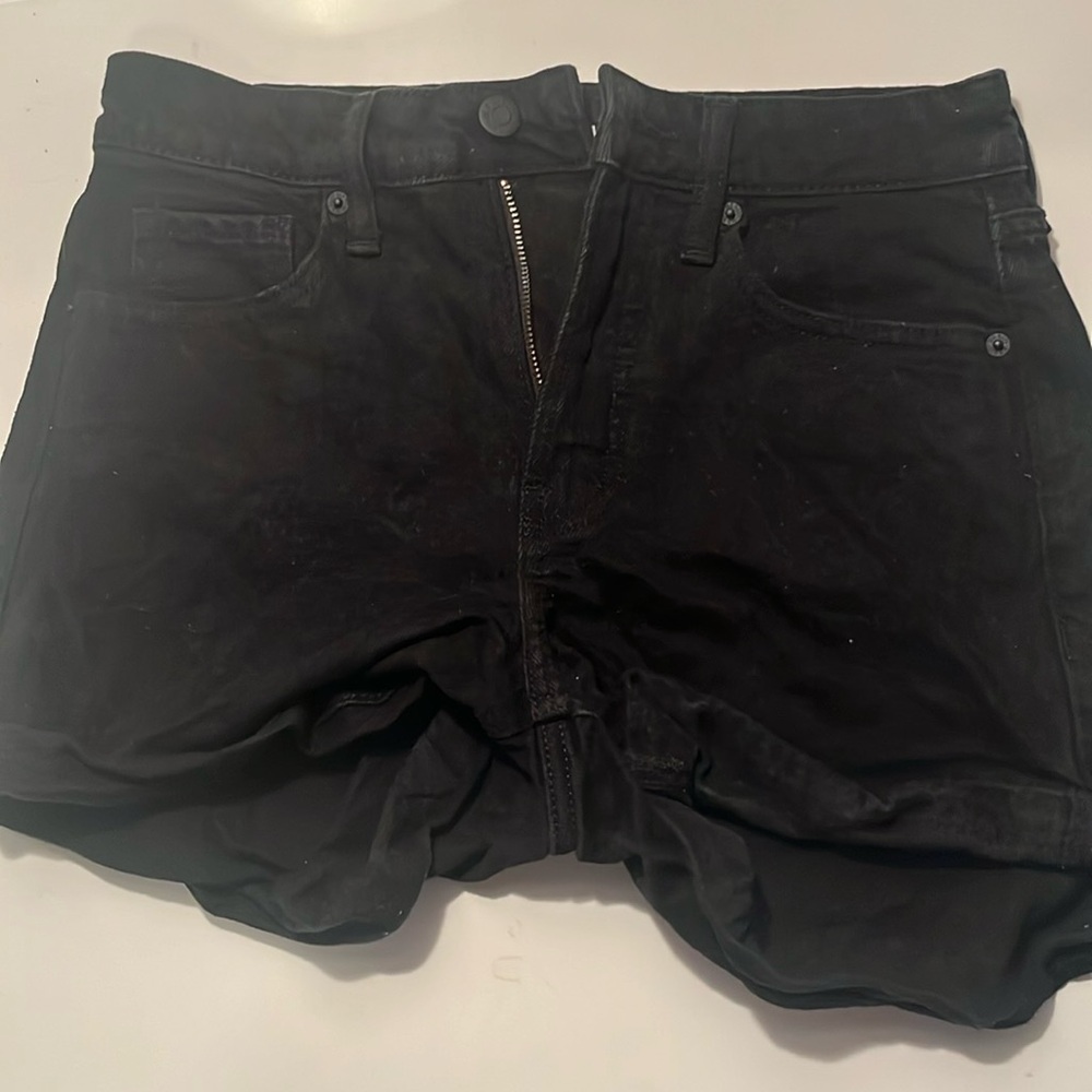 Black button up/zip up shorts | Old Navy | Size 2